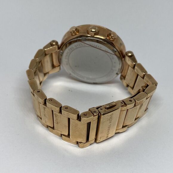 Michael Kors Parker MK5491 Womens Stainless Steel Analog Dial Quartz Watch WO318 - Picture 10 of 12